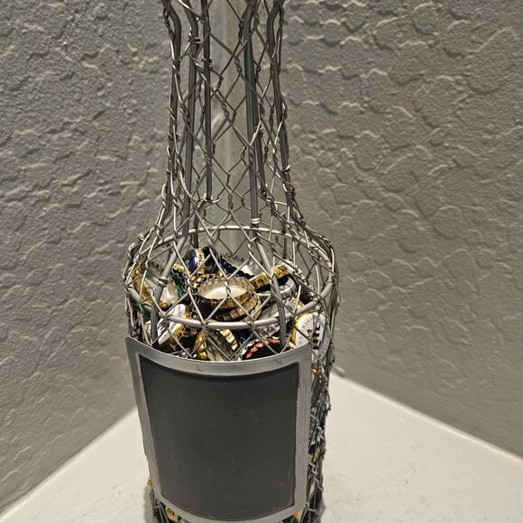 Metal Beer Bottle Cap Holder Beer Shaped - Picture 2 of 5